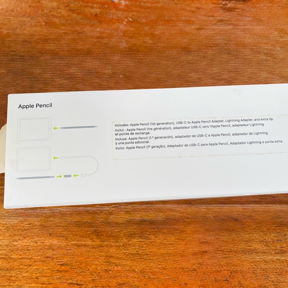 Apple Pencil (1st Generation) with USB-C to Pencil Adapter - White New in Box - Picture 4 of 8